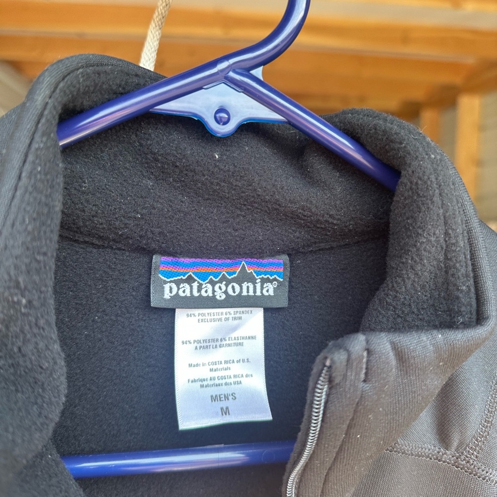 Patagonia Men's Black Fleece Jacket